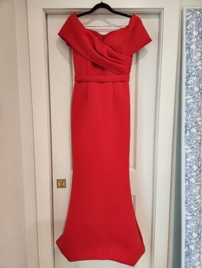 Jovani One-Shoulder Red Evening Gown